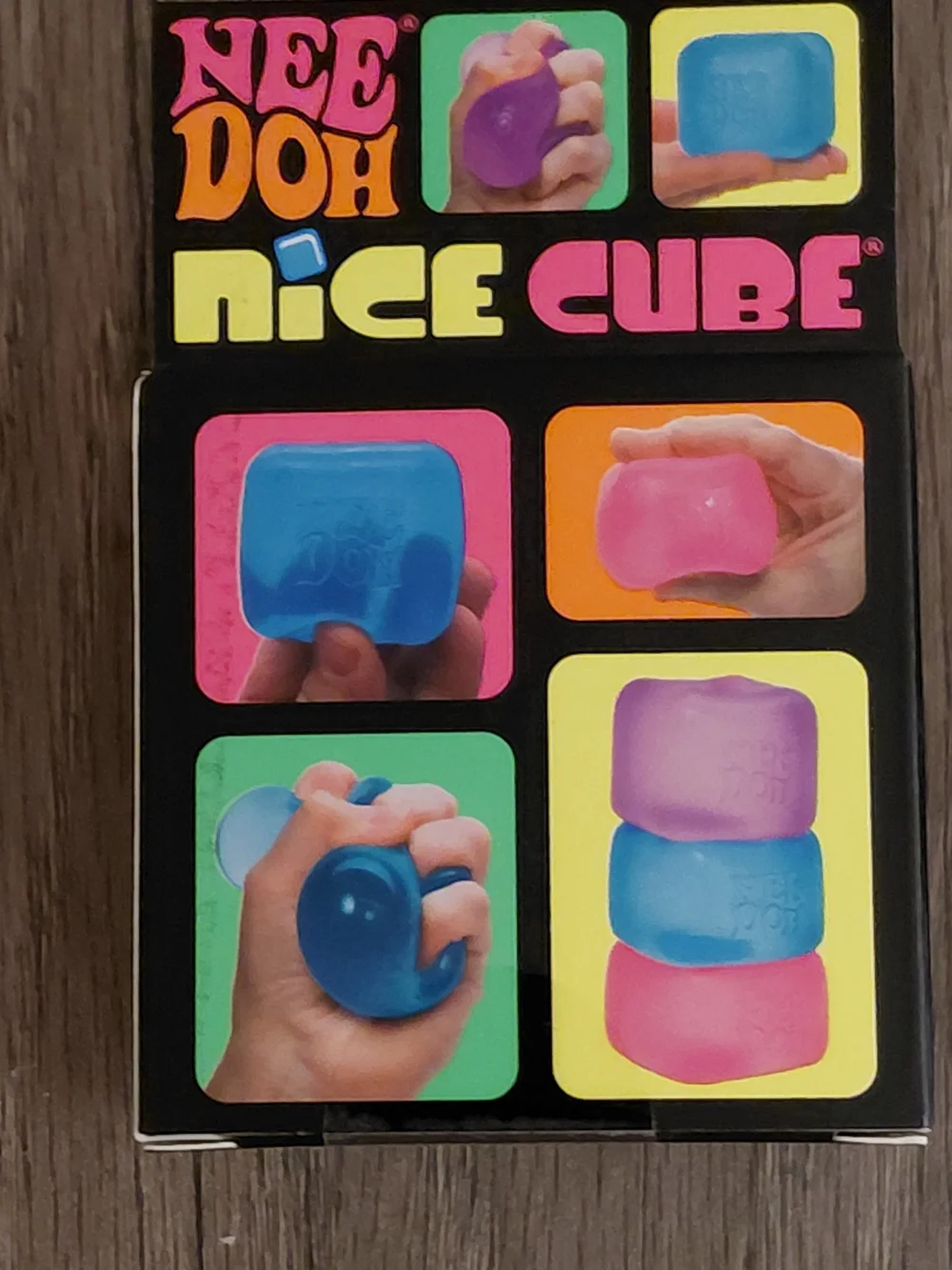Blue Super Solid Squish Cube - Kids Sensory Toy